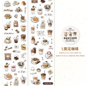 2m/Roll Cartoon Pet Theme Washi Tape Cute Sticker Decorative Adhesive Tape for DIY Scrapbooking Handmade Collage Stationery