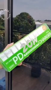 Kepala Charger Robot USB Type C 20 Watt 3A Power Delivery IP GaN Adaptor Adapter Batok Casan Fast Quick Charging RT-P20 Grosir