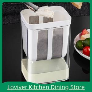 Loviver Japanese Yogurt Strainer Sieve Whey Separator Reusable Household Yogurt Filter Yogurt Container Sieve for Tea Picnic Soy Milk Camping