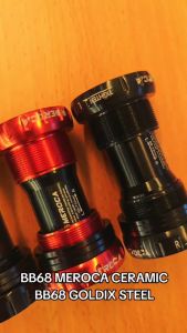 Bottom Bracket BB68 Meroca Goldix Threaded BSA 1.37"X24mm 68-73mm Ceramic Steel Bearing RB MTB