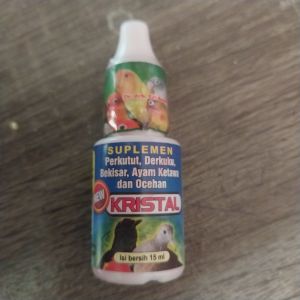 Kristal Penggacor Burung Suplemen Burung Ocehan Perkutut Tekukur Ayam Bekisar Ayam Ketawa