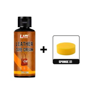 KJM Automotive Leather Nourishing Conditioner Cream Car Seat Sofa Purse Revitalizer Anti-dry Polishing Protective Care Lotion