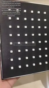 HOMENEEDS Head Shower Kotak Kamar Mandi 1/2 Inch Kotak Bahan Abs Chrome High Quality DP-145