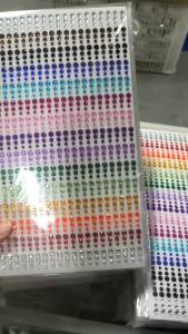 162/216/900pcs Eye&Face&Body Diamond Tattoos Stickers 3/4/5/6mm Colored Glitter Rhinestone Tattoo for Party Makeup Gem Accessory