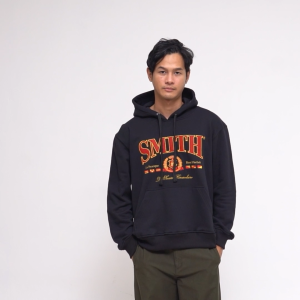 House of Smith Sweater Hoodie Pria - Classic Badge Hoodie Black #4