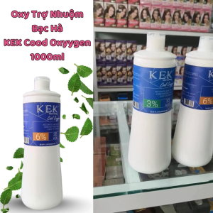 Oxy Trợ Nhuộm Bạc Hà KEK Cood Oxyygen - 1000ml Dịu Nhẹ Hương Bạc Hà Không Rát Da Đầu.
