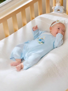Purcotton | Cotton Infant Romper for Newborn Spring/Summer