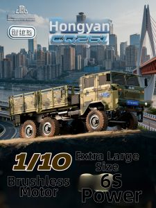 RLAARLO | Climbing 6WD Military Truck RC Model 1/10