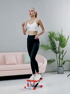 Furnibest Mini Stepper LCD Display Alat Fitness Gym Alat Olahraga