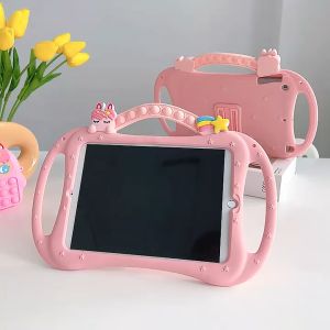 Casing iPad Mini 6 8.3 Inch 2021 Soft Case Pop It Unicorn Casing Anak Lucu Anti Air Bubble Standing Kesing Aksesoris Skin Tablet Karakter Grip Handle Sandaran Pegangan Pink