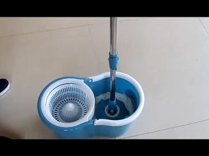 STON 360 Mop With Spinner and Bucket Magic Spin Tornado Mop 360 Easy Rotating Map Floor Cleaning Mop Head