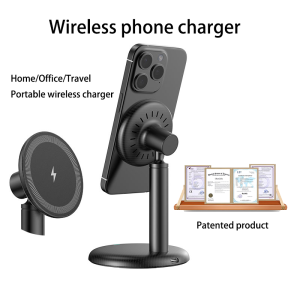 Fast Wireless Charging Station for iPhone 15 Pro Max 16 14 Samsung S23 S24 S25 Xiaomi Huawei Desktop Portable Wireless Charger