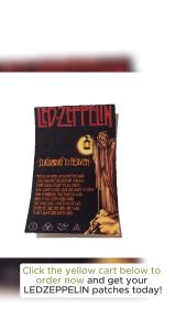 LEDZEPPELIN Band Iron On Patches: Music Fan Merchandise