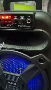 SPEAKER BLUETOOTH FLECO F-8894 8 INCH FREE MIC WIRELESS KARAOKE + REMOTE / SPEAKER PORTABEL KARAOKE FULL BASS / SALON BLUETOOTH PORTEBEL ~ BINTANG REBORN OLSHOP