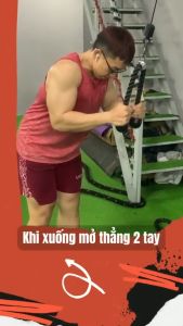 Dây Thừng Tập Cáp Tricep Rope  Tập Cơ Lưng Xô Tập Vai  Tay Sau  Tay Trước Cơ Bụng