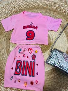 BINI TERNO FOR KIDS COTTON SPANDEX FABRIC AND SUBLIMATION PRINT