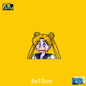 Creative Reflective Anime Girl Sailor Car Decal Sticker Electric Vehicle Body Decoration Auto Accessories Full Car Film