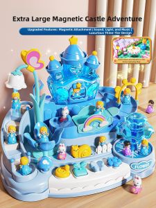 BEI JESS | Elsa Themed Play Castle Birthday Gift Toy