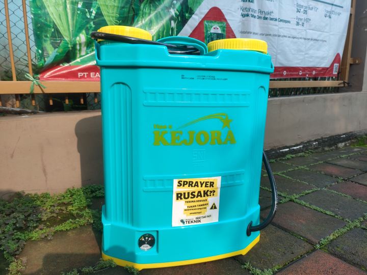 Sprayer Elektrik Pertanian Kejora 16 Lt Knapsack Sprayer Semprotan ...