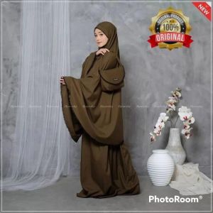 DISA~Mukena 3in1 Dewasa Crincle Airplow Terbaru Bestseller