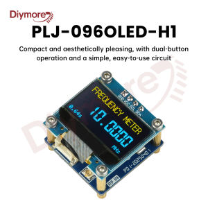 PLJ-096OLED-H1 Frequency Display Module Frequency Counter Featuring 0.96-inch OLED Display RF Digital Signal Frequency Meter
