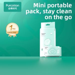 Purcotton | Portable 100% Cotton Wet Wipes