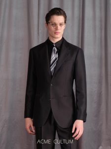 Silk Wool Satin Spinning Italian Half-lined Suit