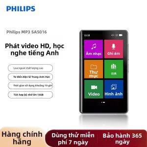 Philips | Máy Nghe Nhạc MP3/MP4 Di Động Bluetooth Học Tiếng Anh Âm Thanh Không Mất Chất Lượng