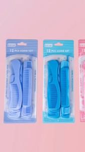Zaman Now - Set Sisir Rambut 12 Pcs / Sisir Set 12 Pcs Ekonomis / Sisir Rambut 12 Pcs Praktis / Set Sisir 12 Pcs Serbaguna