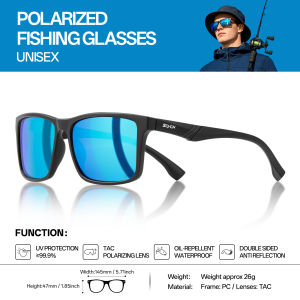 SCVCN New Polarized Fishing Sunglasses Water Sports Glasses Women Professional Surfing Boating Fishing Anti-glare Rafting UV400