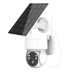 NICELECT WiFi PTZ Camera Outdoor Wireless Solar IP Camera 1080P HD Built-in Battery Video Surveillance Camera Long Time Standby iCsee APP