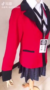 Yumeko Jabami Cosplay Costume School Uniforms Jabami Yumeko Outfits Full Set with Stockings Girl JK School Uniform For Comic Con