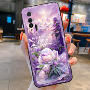 Cute Dream Butterfly Full Lens Protection Phone Case for Huawei Nova6 5G Binyu Fashion Creative Silicone Protective Cover
