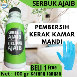SERBUK AJAIB Pembersih kerak lantai kamar mandi net 100 gr Original raja beraih