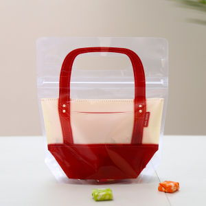 New Year Spring Festival Candy Packaging Zipper Bag Self-Sealing Hand-Held Gift Bag Independent Packaging Present Wrapping