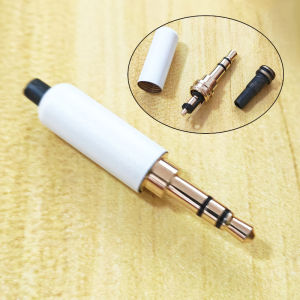 1/2/5PCS 3.5mm Audio Plug Gold Plated Stereo Headphone Jack 3/4 Pole DIY Repair Earphone Connector Solder Type 3Pcs Set 