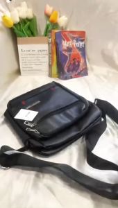 VOLUNTEER Crossbody Sling Bag PU Leather Texture Shoulder Bags for Men and Women P30179