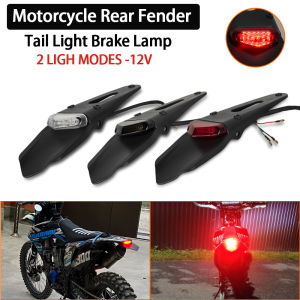 For Enduro Off- Road Bike CRF YZ Motorcycle Rear Fender Tail Light Dirt Bike 12V Motobike Tail Light For Trail Supermoto BETA RR