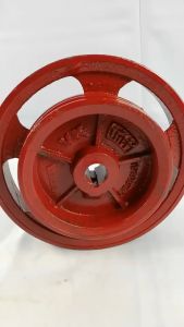 มู่เล่ย์ VK บิ๊กจิ๋วเบรกนอก 10 นิ้ว ติด 7 นิ้ว รูกลาง 27 มิล ลิ่มขนาด 8 มิล ยี่ห้อ