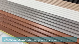 WPC Wall Panel Wood Grille Board Fluted Design Waterproof Eco-friendly for Wall and TV background decor