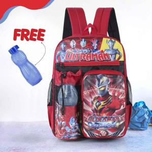 Inficlo SOK 777 - Tas Punggung Ransel Backpack Sekolah Anak Laki-Laki Karakter Ultraman