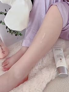 EELHOE | Body Lotion Glove Self Tanning Mitt Reusable Leather Quick Dry for Sunless Tan Application Washable Easy Clean
