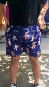 grosir isi 5 pcs Celana Pendek Santai sehari hari Wanita Big Size Jumbo Selutut bahan premium Katun