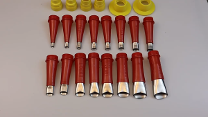 Caulking Gun Nozzles 30pcs Silicone Finisher Nozzle Set for Sealant Application