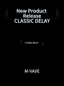 M-VAVE | M-VAVE Classic Guitar Delay Effects Pedal - 600ms Analog Delay True Bypass EQ/Volume Control Dual Power (9V/USB)