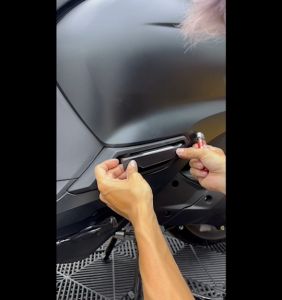 สติ๊กเกอร์กันรอยขาเหยียบ Honda Giorno+