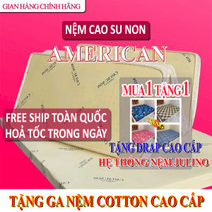 [FREE SHIP] Nệm gấp 3 - Nệm Cao Su Non American - Nệm Mỹ Cao Cấp - Đủ Kích Thước - tặng drap cotton cao cấp - Giao hàng nhanh toàn quốc