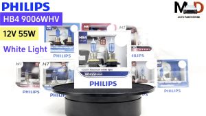 หลอดไฟหน้ารถยนต์ฟิลลิป PHILIPS HB4 12V 55W 4300K เป็นการใช้งาน White LED ที่มีความสามารถ รหัส 9006WHV
