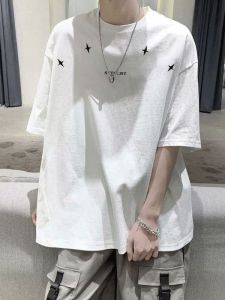 SUOSHE | Oversized American Street Style Pure Cotton T-Shirt