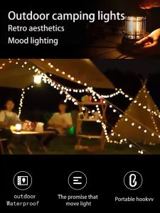Hiking Light Battery Type LED Light Camping Light Outdoor Vintage lamp Lampu Khemah Room Light Camping Lanterns